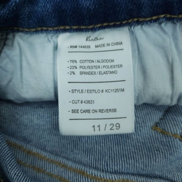 KanCan Skinny Ankle Jeans High Rise Super Stretchy Womens Size 11 - 29 Med Wash - Picture 4 of 10